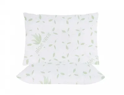 Set 2 perne din microfibra 50x70 cm Somnart Belina Aloe Vera lavabile