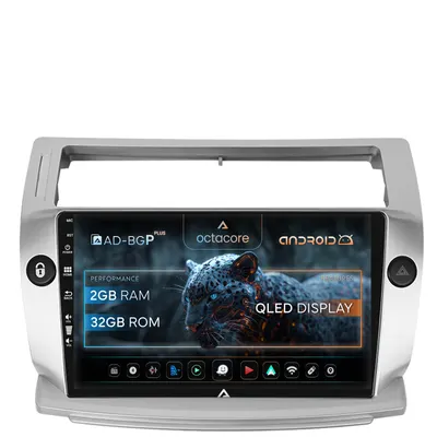 Navigatie Citroen C4 (2004-2014), Android, P-Octacore 2GB RAM + 32GB ROM, 9 Inch - AD-BGP9002+AD-BGRKIT346