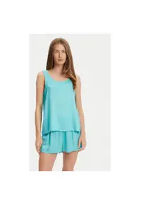 Pijama dama 41HY3P00S - Modal - Albastru