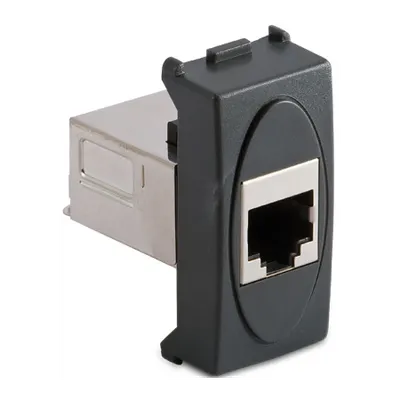 Priza RJ45 Cat.5e FTP ecranata, gri