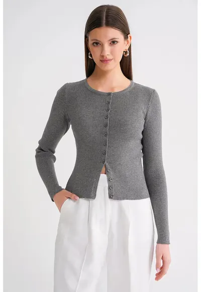 Cardigan gri - Gri