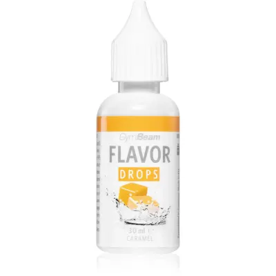 GymBeam Flavor Drops aromatizant aroma Caramel 30 ml
