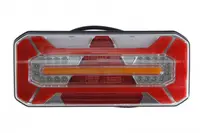 Stop spate stanga (LED, 12 24V, cu intermitent, cu far ceata, lumina de marsarier, cu stop, lumina de parcare, reflector triunghiular semnalizator dinamic, lungime cablu: 0,2m)