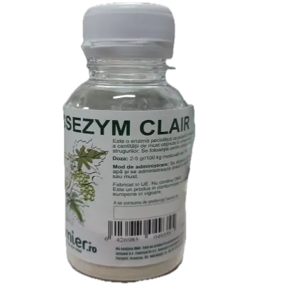 Enzime Essezym Clair 20 gr (pentru struguri albi, creste cantitatea de must obtinuta prin macerare) - Default Title