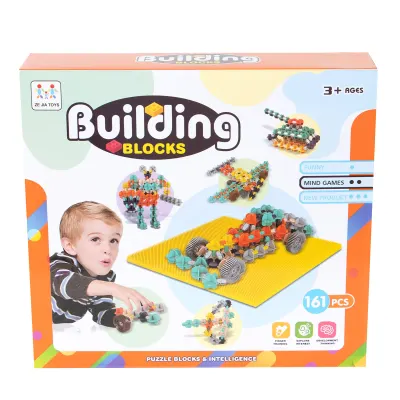 Joc de constructie, Building Blocks, 161 piese