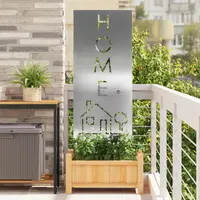 vidaXL Ecran de intimitate pentru grădină Argintiu 50 x 140 cm