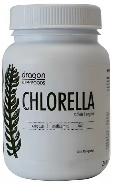 Chlorella, 400 mg, 200 tablete, Dragon Superfoods