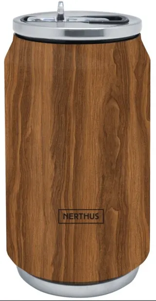 Thermos Nerthus - Cană, maro, 330 ml