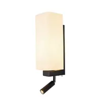 Corp iluminat de perete, aplica, lumini QUADRASS SPOT perete E27, negru