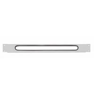 Organizator cabluri 19, cu decupaj, 1U, RAL7035