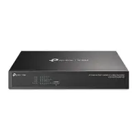 NVR PoE TP-Link VIGI 8 canale 1008H-8MP 53W, 8 MP,1 SATA Interface, max 16TB(neinclus), H.265+ ONVIF, etecție mișcare, linie, in