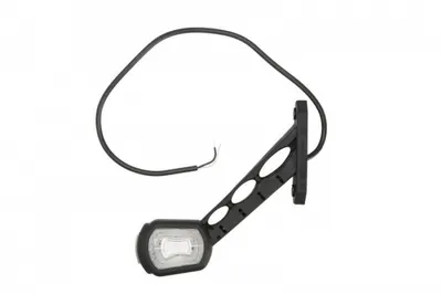 Lumina clarificare stanga, portocaliu rosu alb, LED, suprafata, lungime cablu 500mm, cu brat lung, 12 24V (compatibil cu senzorul de marsarier)