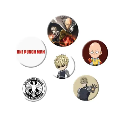 Set Insigne One Punch Man - Saitama & Genos