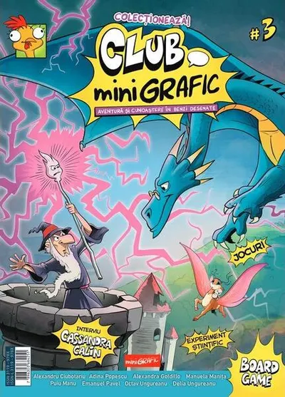 Aventuri și cunoaștere în benzi desenate. Club miniGrafic nr.3 - Paperback