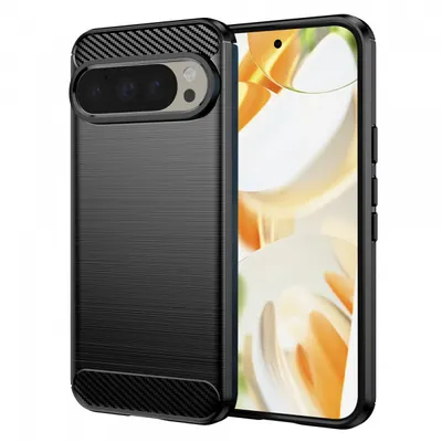Husa pentru Google Pixel 9 / 9 Pro, Techsuit, Carbon, Neagra