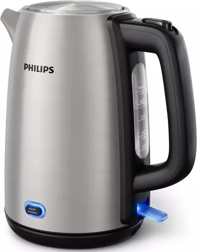 Fierbător electric Philips - HD9353/90, 2060W, 1,7 l, gri