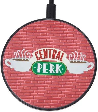 Încărcător wireless Warner Bros - Central Perk Friends, 10W, rosu