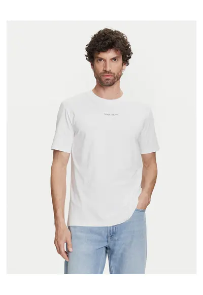 Tricou barbati Marc O Polo - alb - bumbac