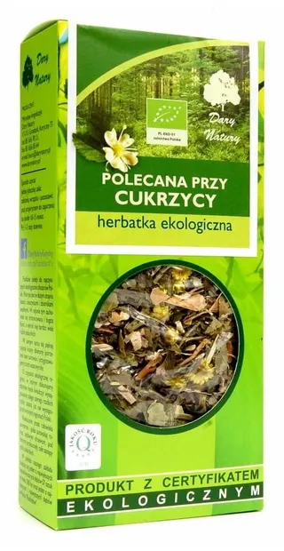 Ceai bio pentru diabet, 50 g, Dary Natury