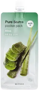 Missha Mască de noapte Pure Source Pocket Aloe, 10 ml