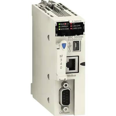 Processor Module M340 - Max 1024 Discrete + 256 Analog I/O