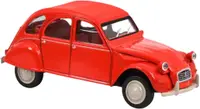 Model de colecție Norev Modern: Mașini - Citroen 2CV Geranium Jet-car (1978) (Red)