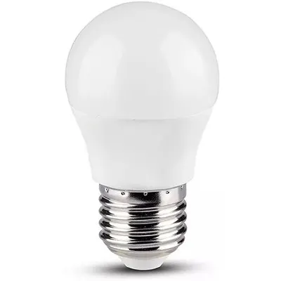 Bec LED smart E27 G45 4.5W RGB alb cald si rece V-TAC SKU-2755