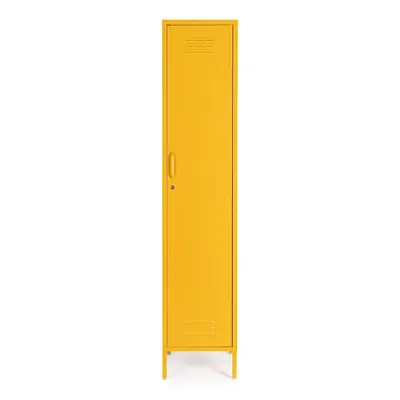 Dulap galben din metal cu încuietoare 38x185x46 cm Cambridge – Yes Everyday