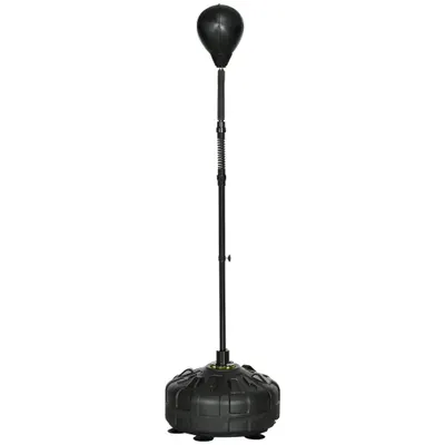SPORTNOW Minge de Box de Podea Bază Umplută Înălțime Reglabilă 145-180 cm | Aosom Romania