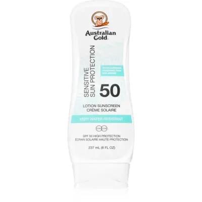 Australian Gold Sensitive cremă pentru plaja pentru piele sensibila SPF 50 237 ml