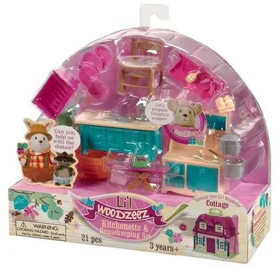 Set de joaca Battat Lil' Woodzeez - Chicineta