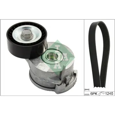 Set curea transmisie cu caneluri INA 529 0291 10