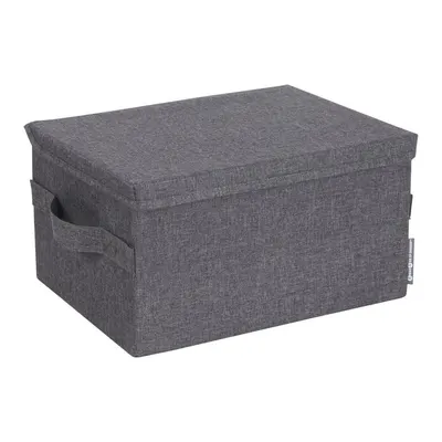 Cutie de depozitare gri din material textil cu capac 35x26x19 cm Soft Storage – Bigso