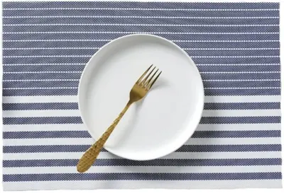 Covoraș de hrănire Morello - Blue Strip, 45 х 30 cm
