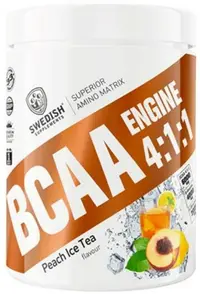 BCAA Engine 4:1:1, ceai cu gheață de piersici, 400 g, Swedish Supplements