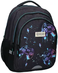 Ghiozdan școlar Vadobag Skooter - Game Face On, 2 compartimente