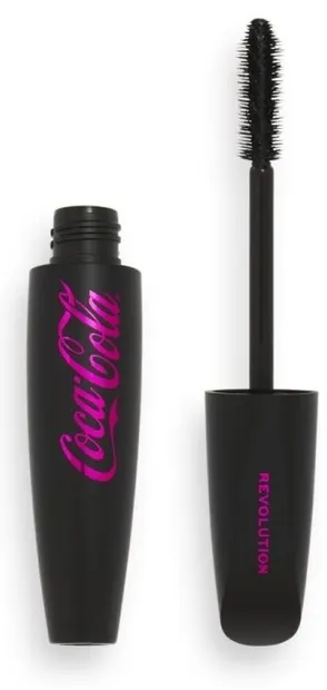 Makeup Revolution x Coca-Cola Rimel pentru gene Big Lash, Black, 8 g