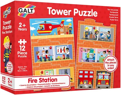 Puzzle turn educațional Galt - Stație de pompieri