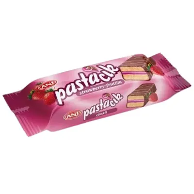 Prajitura Ani Pastacik cu crema de capsuni, 25g Engros