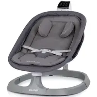 Leagan electric pentru copii Chipolino Lambada Anthracite cu telecomanda, functie de scaun, sezut reglabil, plasa anti-insecte