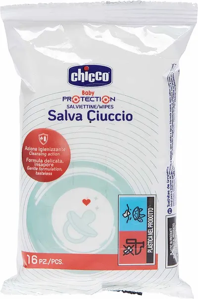Chicco Servetele umede pentru suzete 16 buc./pachet 7921/00007921000000