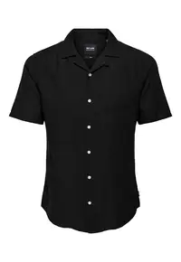 Camasa barbati Sons - 22025116 - Bumbac/In - Negru - Negru