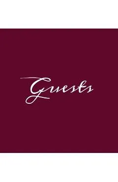 Guests Wine Burgundy Hardcover Guest Book Blank No Lines 64 Pages Keepsake Memory Book Sign In Registry for Visitors Comments Wedding Birthday Anniver