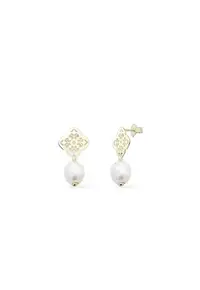 Cercei cu perle JASMINE GARDEN - aur 14Kqwdqfxzfasgxz