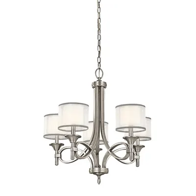 Corp de iluminat suspendat, lustra Lacey 5 Light Chandelier – Antique Pewter