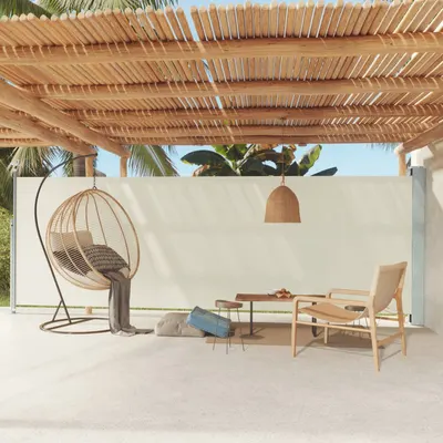 Gossi copertina laterala retractabila de terasa, crem, 180x600 cm