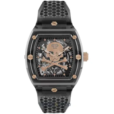 Ceas Philipp Plein Philipp Plein PWPTA0424 Automatic Mens Watch The $keleton Crystal 44mm 5ATM