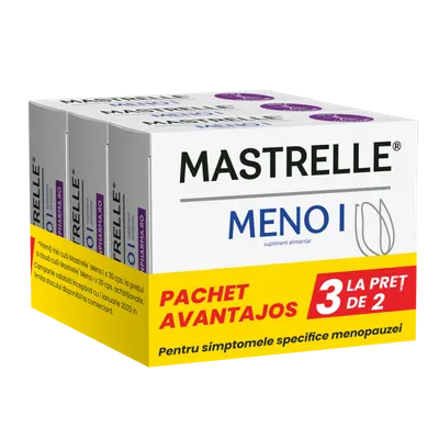 Mastrelle Meno, pachet avantajos 3 la pret de 2, Fiterman Pharma