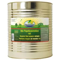 Fasii de Ardei Rosu, Marschland, Bio, 10200 ml