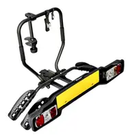 Suport pentru 2 biciclete, Peruzzo Siena 669N, cu prindere pe carligul de remorcare, Negru